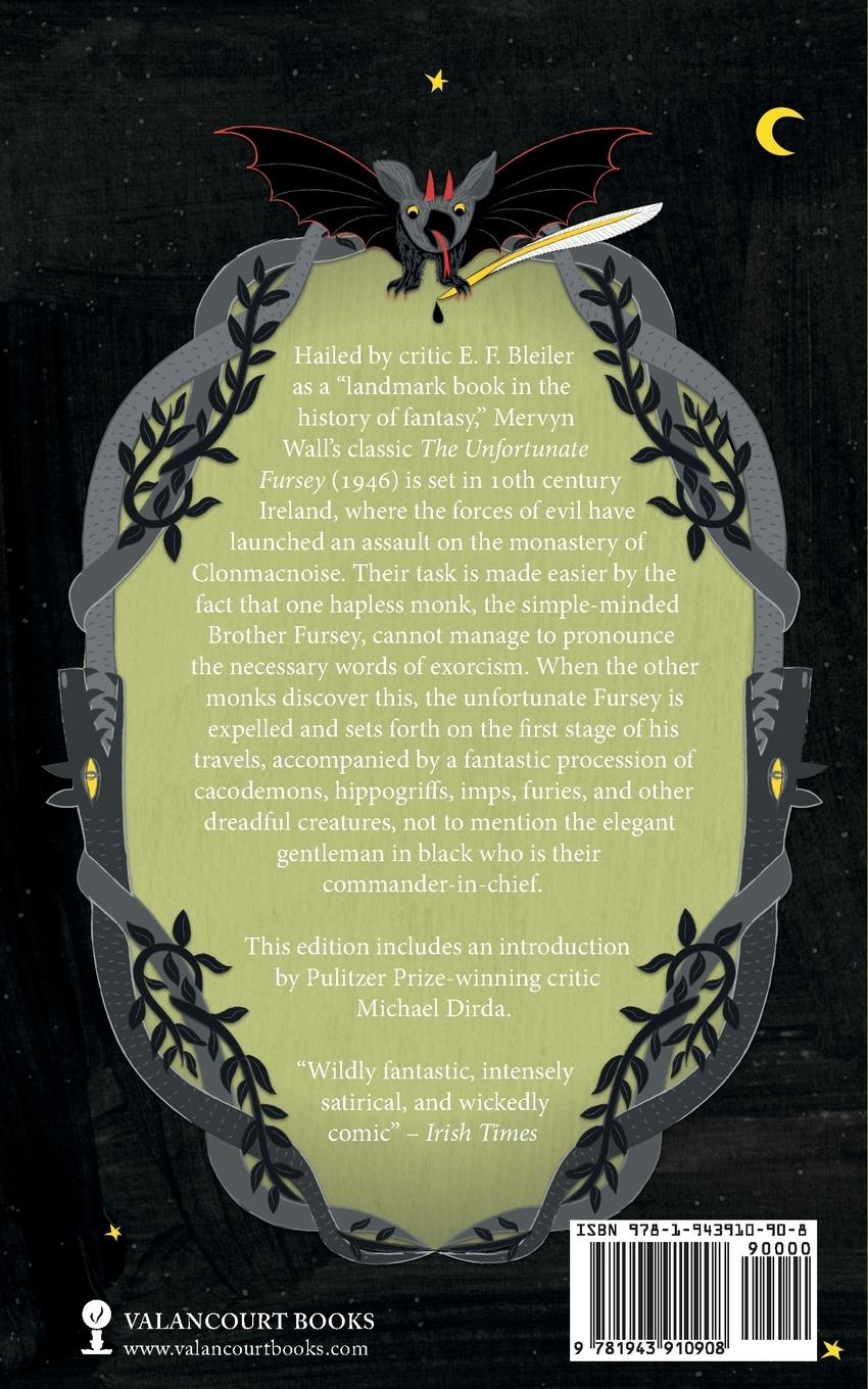 Rückseitencover The Unfortunate Fursey (Valancourt 20th Century Classics)
