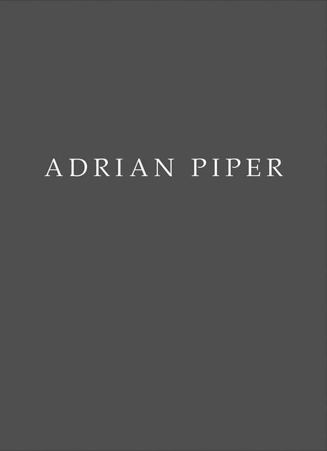 Vorderes Coverbild Adrian Piper