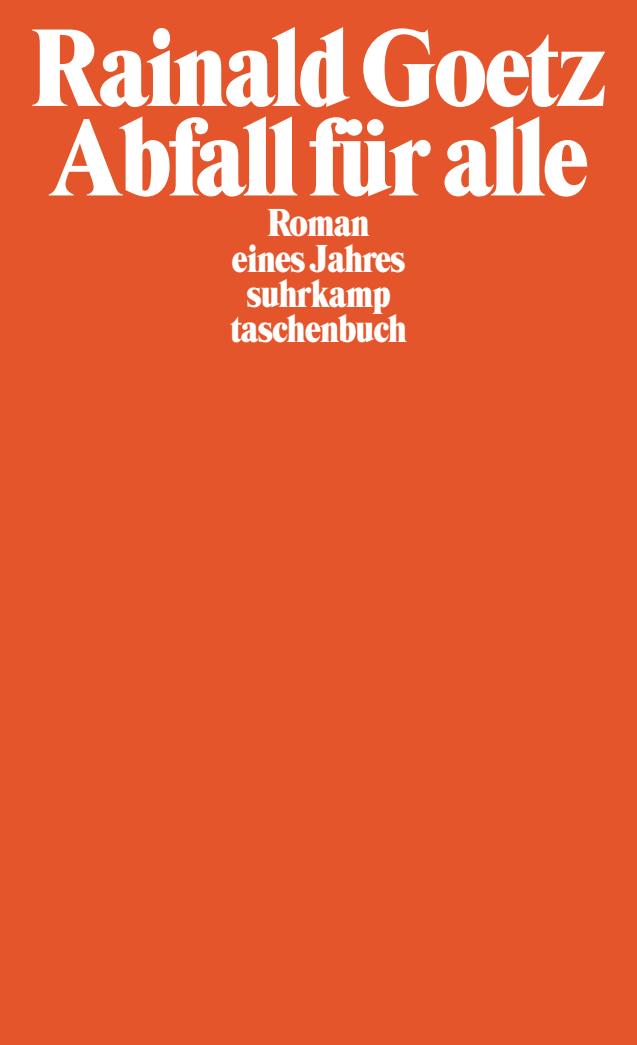 Vorderes Coverbild Abfall für alle