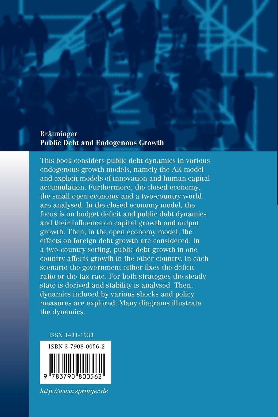 Rückseitencover Public Debt and Endogenous Growth