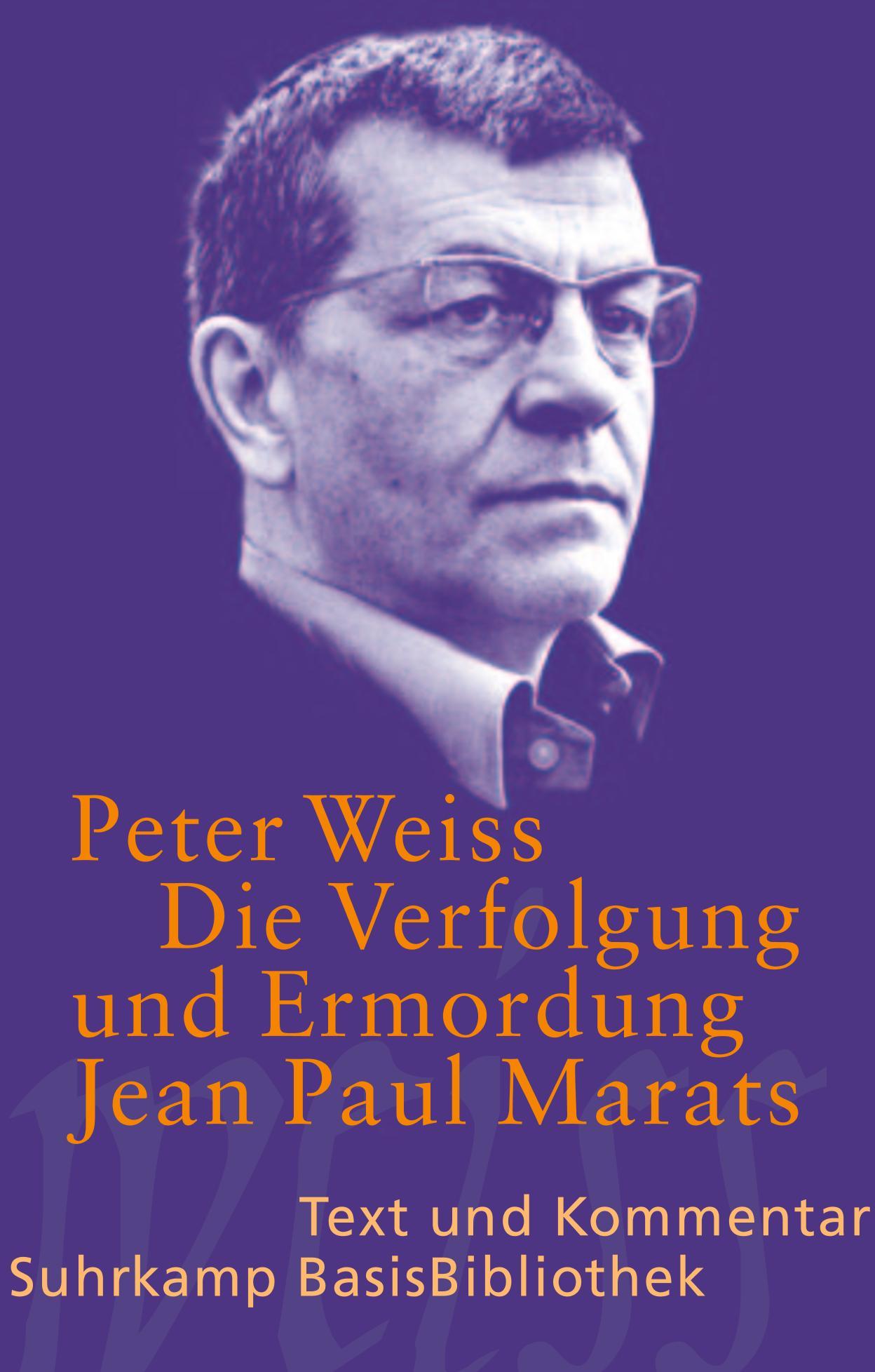Vorderes Coverbild Die Verfolgung und Ermordung Jean Paul Marats. Drama in zwei Akten.