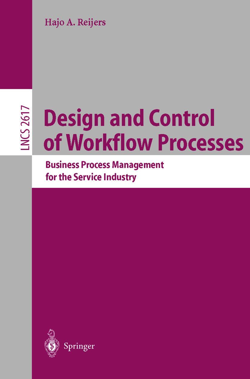Vorderes Coverbild Design and Control of Workflow Processes