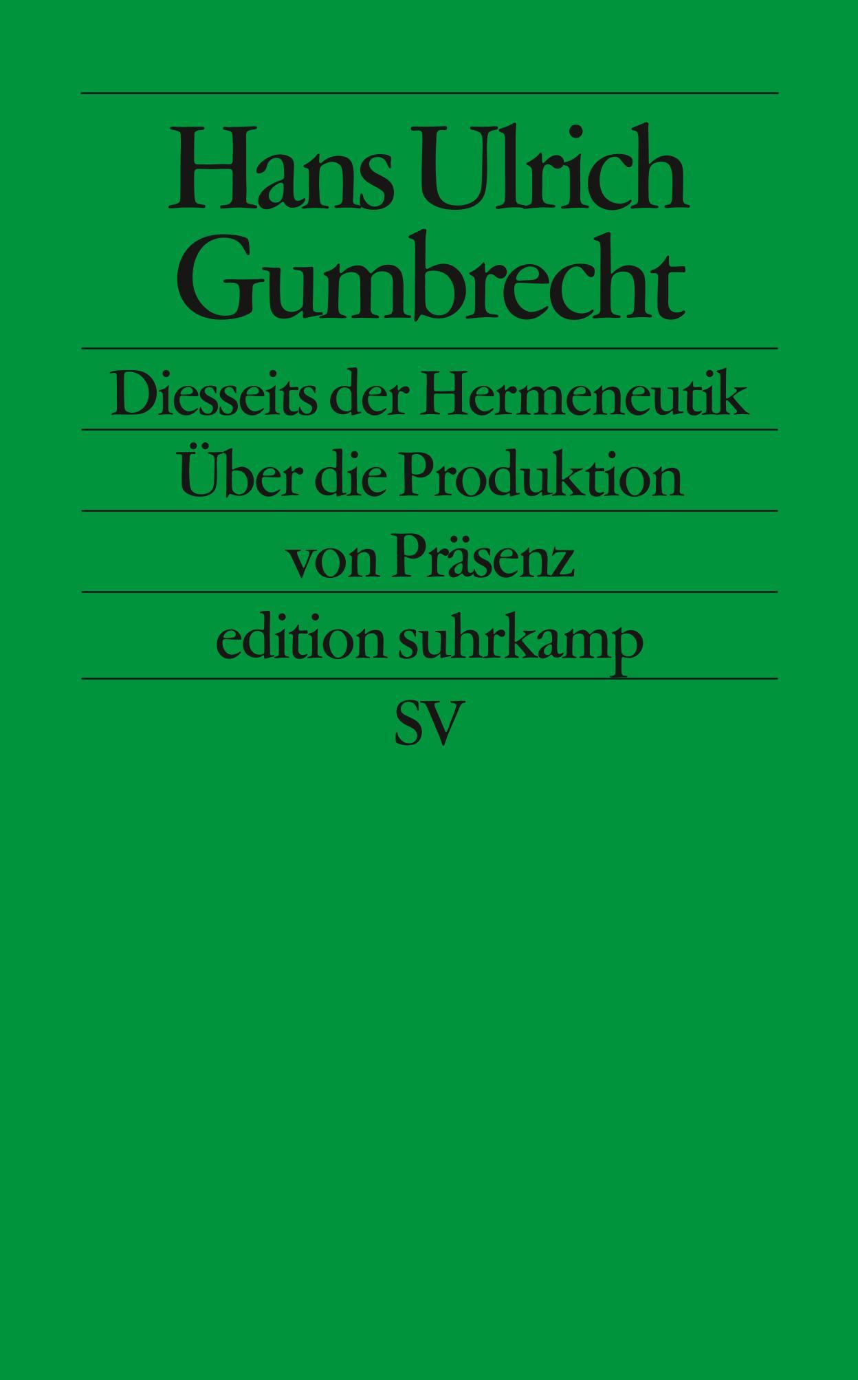 Vorderes Coverbild Diesseits der Hermeneutik