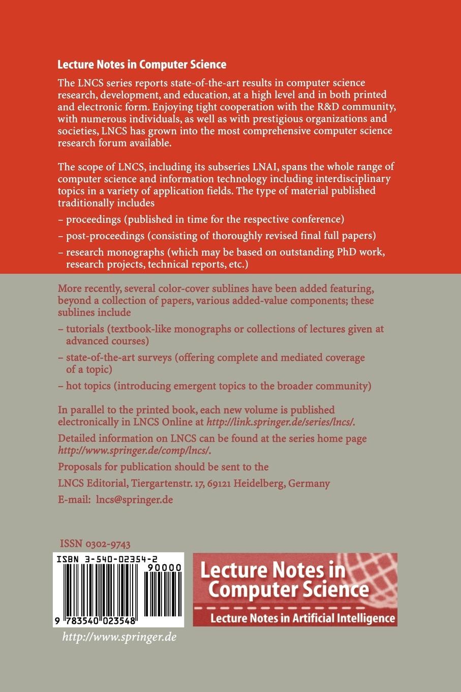 Rückseitencover Web Technologies and Applications