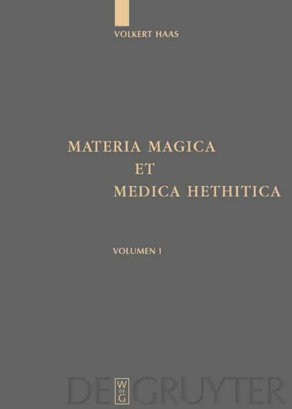 Vorderes Coverbild Materia Magica et Medica Hethitica