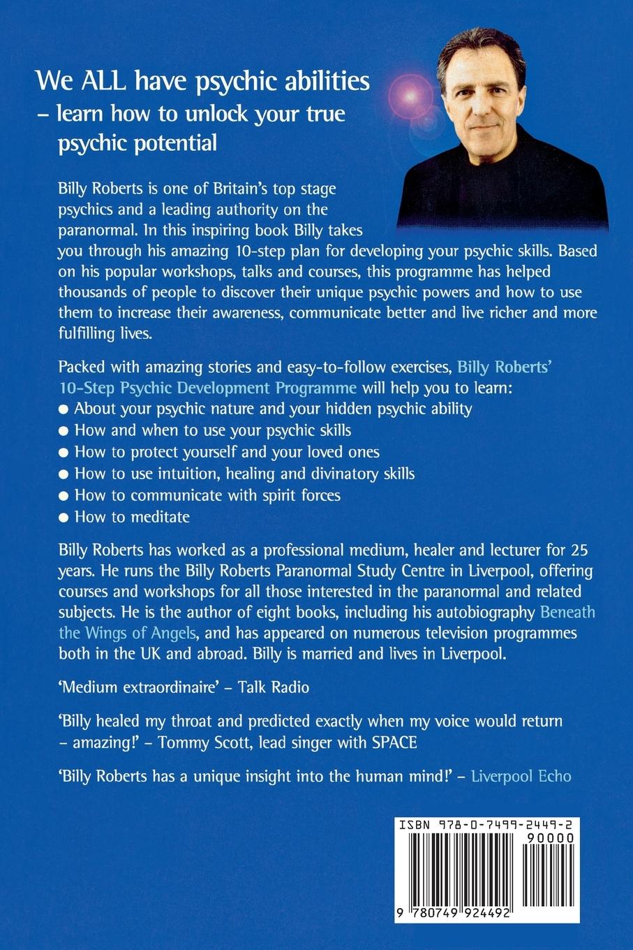 Rückseitencover Billy Roberts' 10-Step Psychic Development Programme