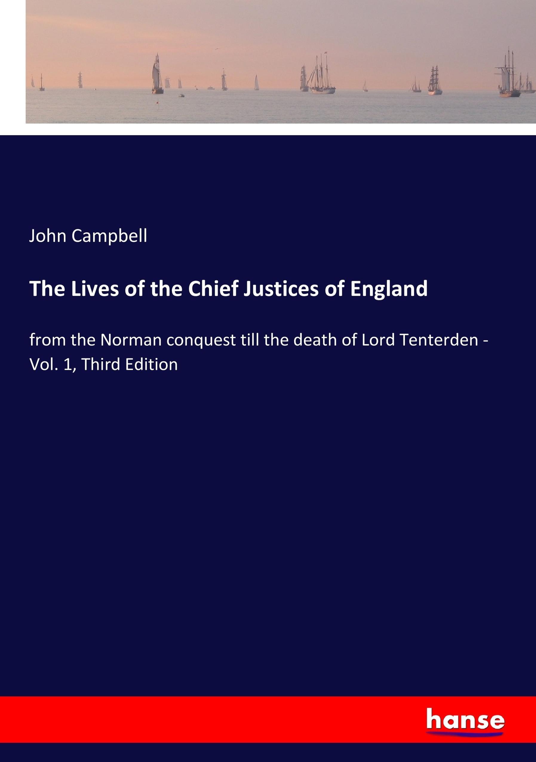 Vorderes Coverbild The Lives of the Chief Justices of England