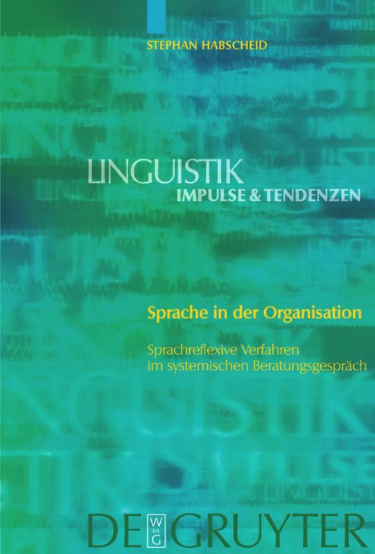 Vorderes Coverbild Sprache in der Organisation