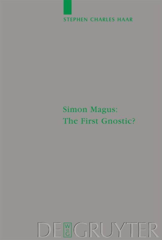 Vorderes Coverbild Simon Magus: The First Gnostic?