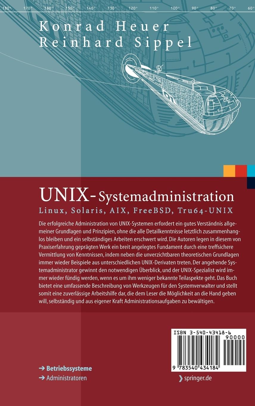 Rückseitencover UNIX-Systemadministration