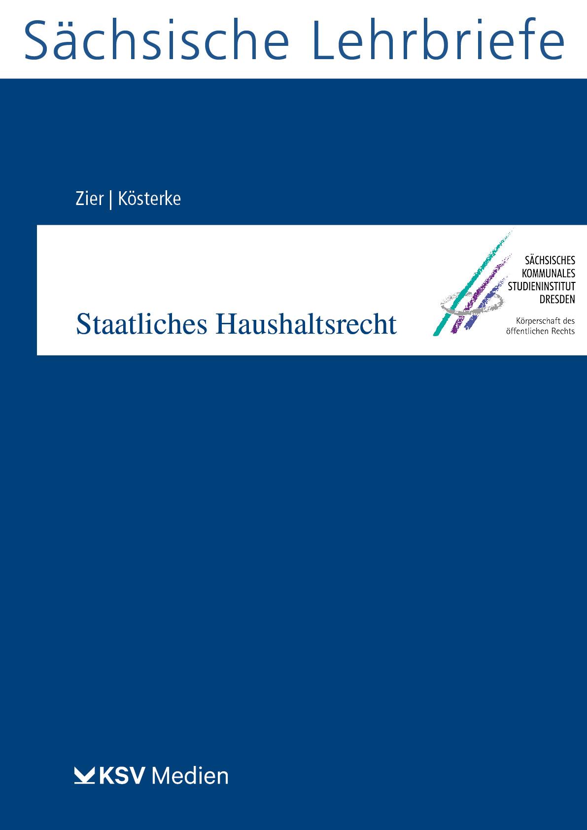 Vorderes Coverbild Staatliches Haushaltsrecht (SL 7)