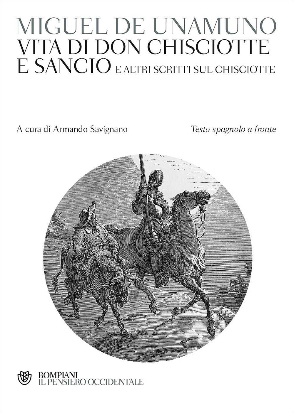 Vorderes Coverbild Vita di Don Chisciotte e Sancio e altri scritti sul Chisciotte. Testo spagnolo a fronte