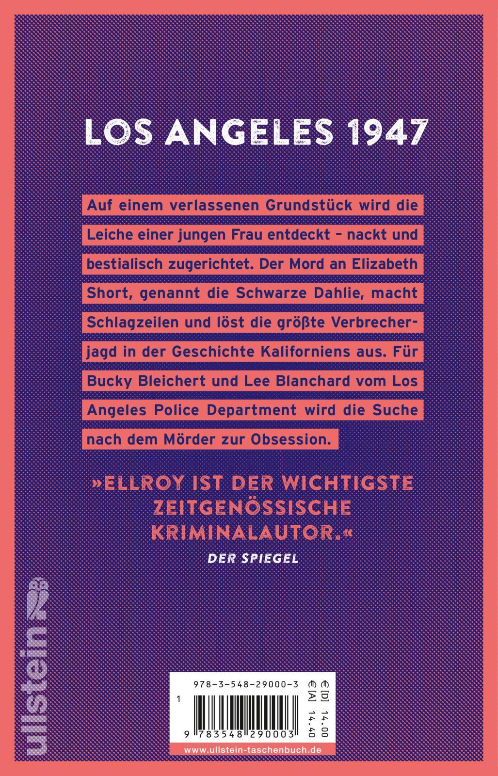 Rückseitencover Die schwarze Dahlie