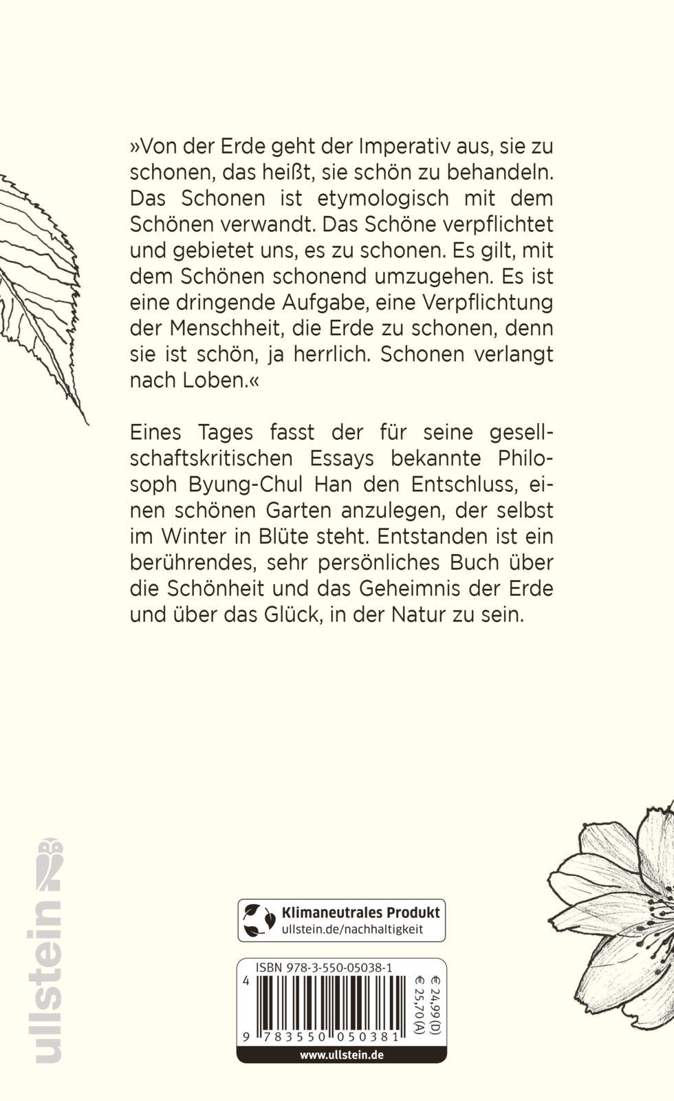 Rückseitencover Lob der Erde