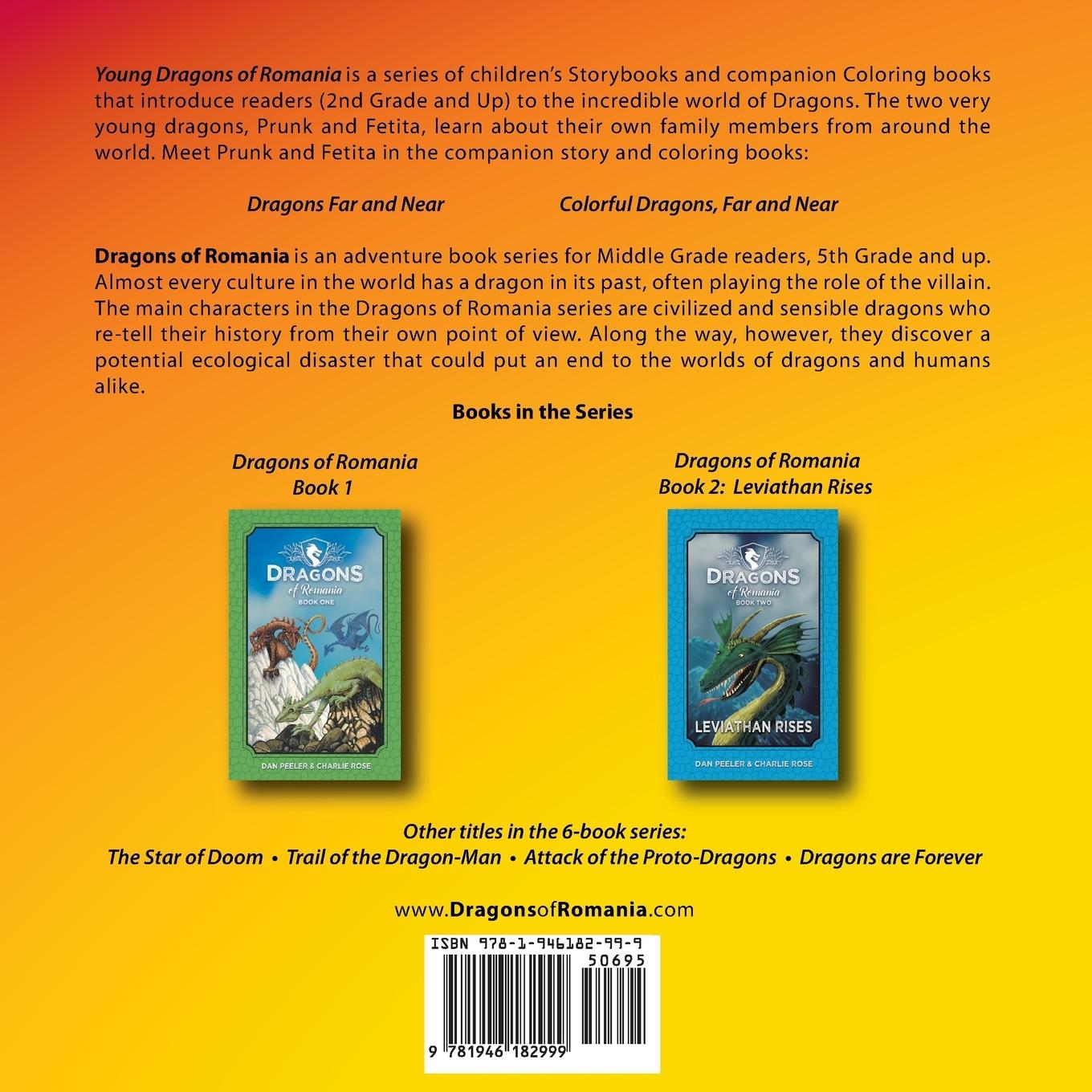 Rückseitencover Colorful Dragons Far And Near