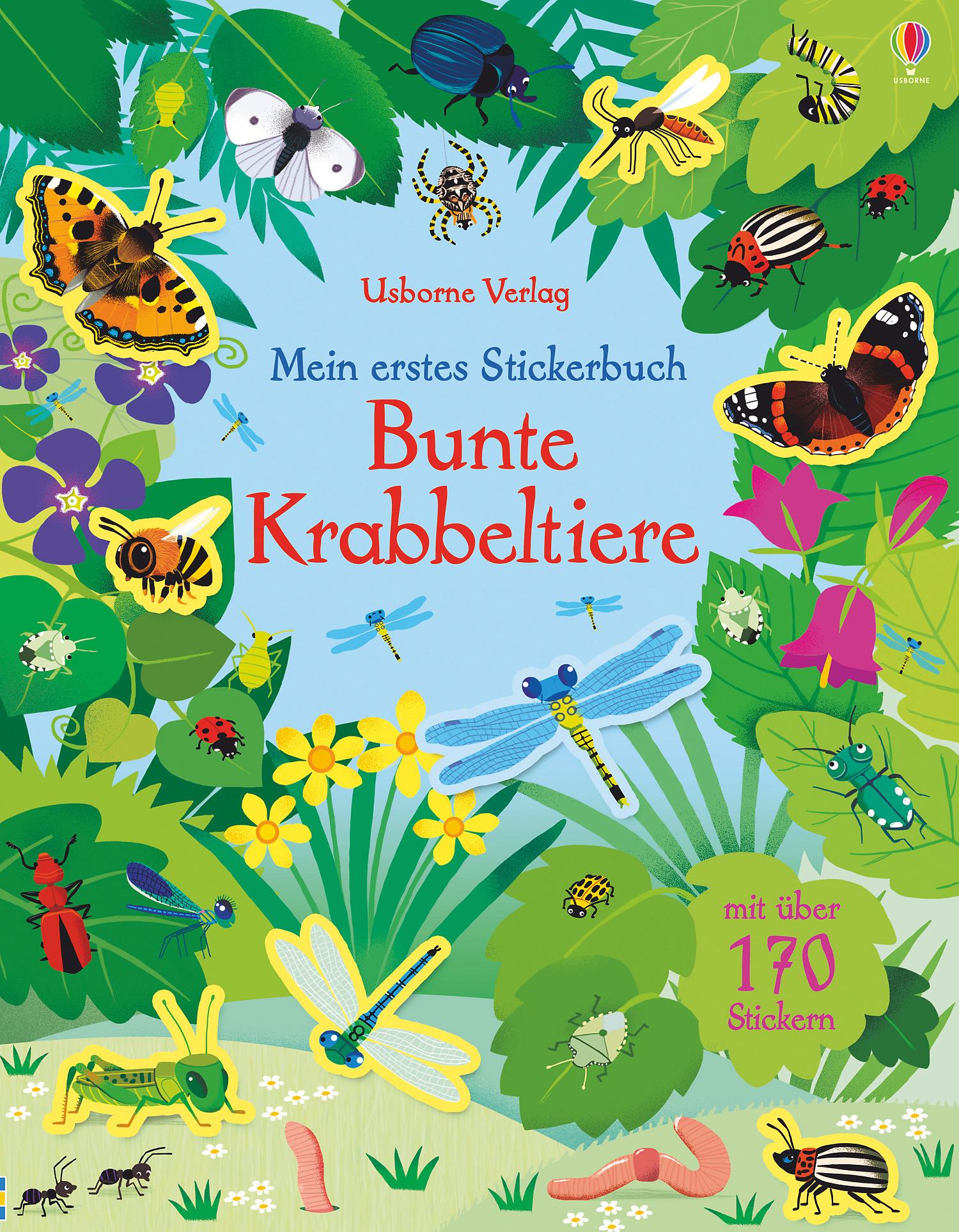 Vorderes Coverbild Mein erstes Stickerbuch: Bunte Krabbeltiere