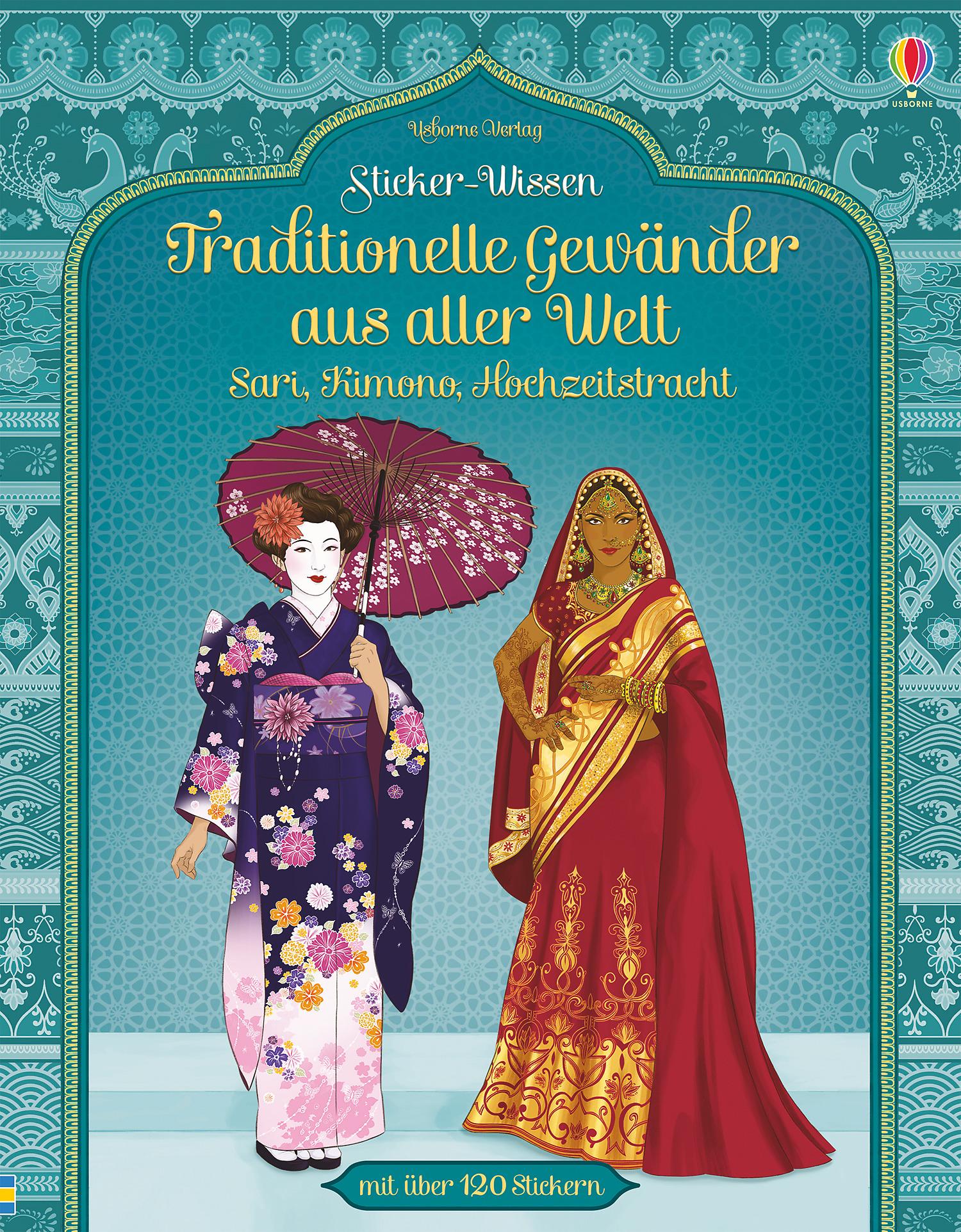 Vorderes Coverbild Sticker-Wissen: Traditionelle Gewänder aus aller Welt