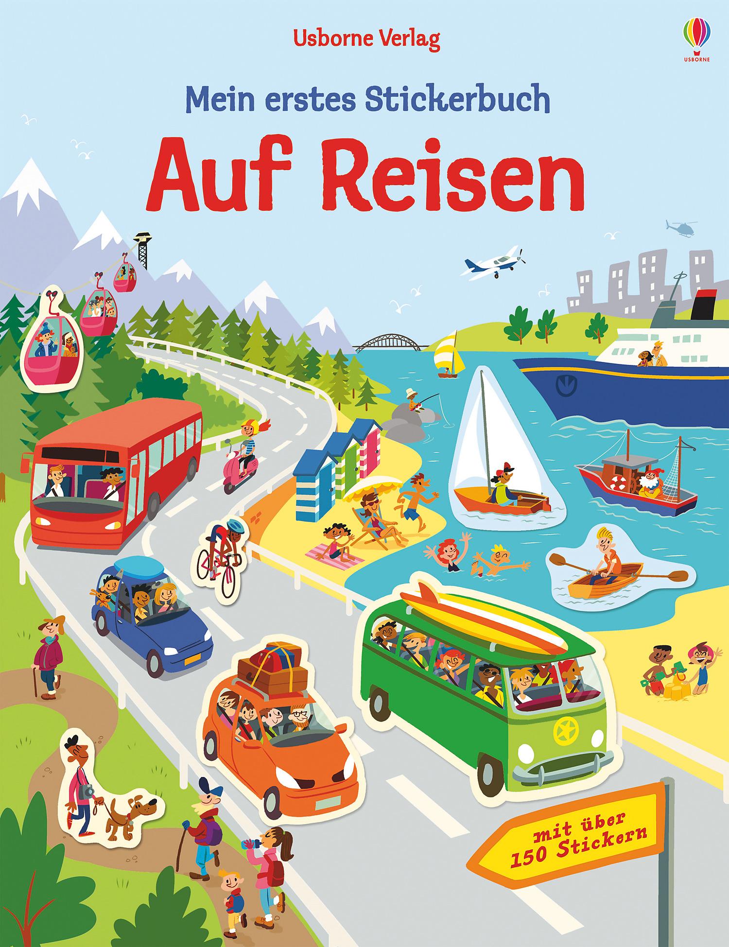 Vorderes Coverbild Mein erstes Stickerbuch: Auf Reisen