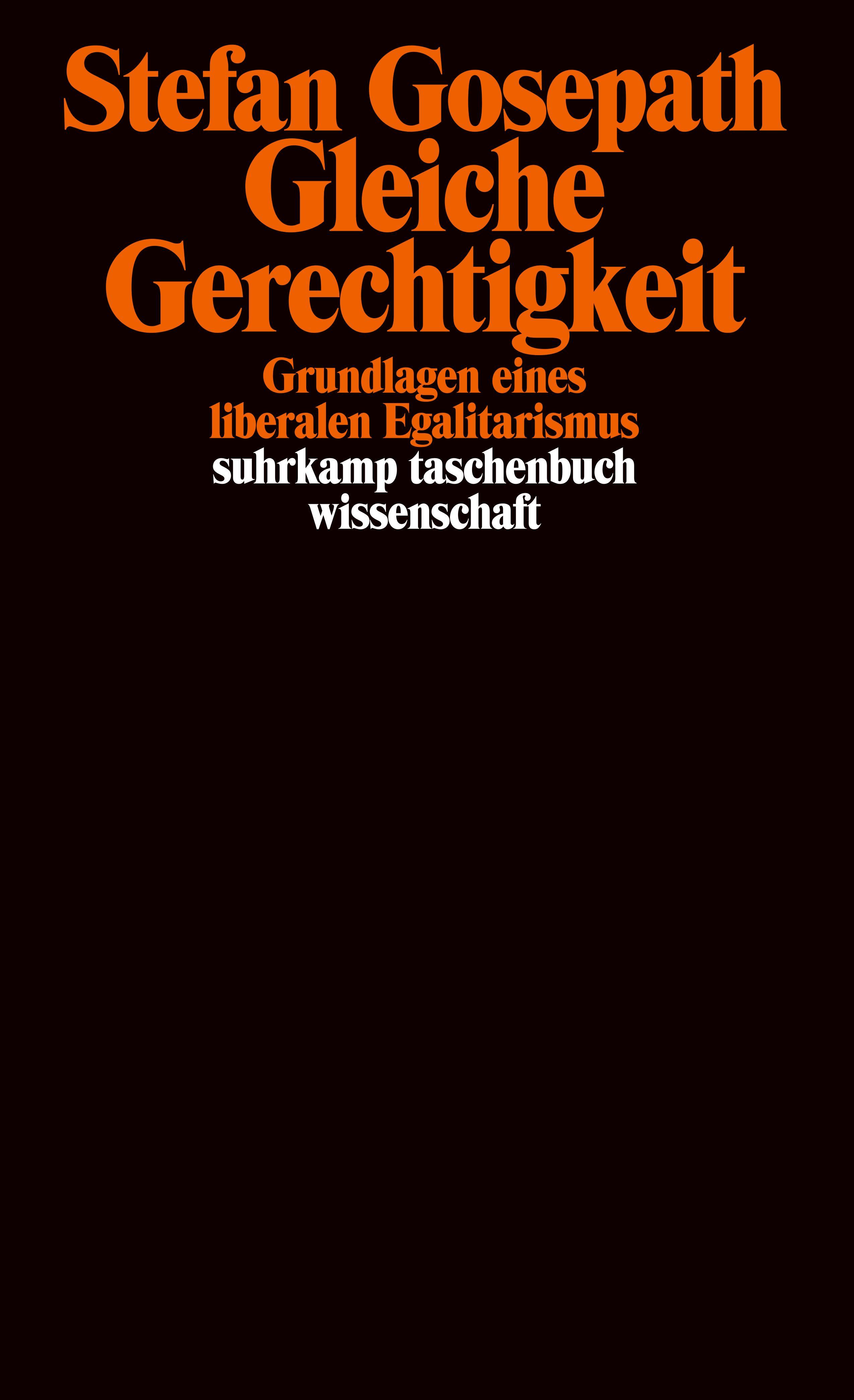 Vorderes Coverbild Gleiche Gerechtigkeit