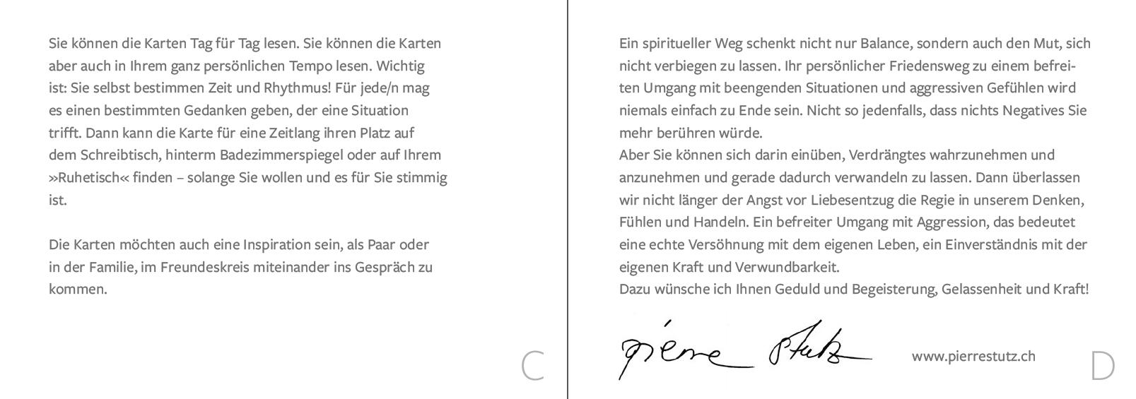 Beispielinhalt (Bild) Lass dich nicht im Stich