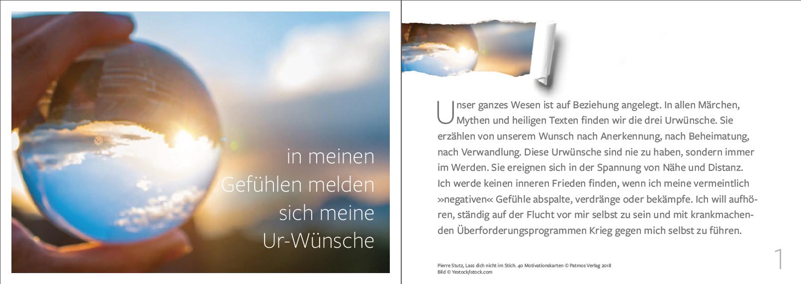 Beispielinhalt (Bild) Lass dich nicht im Stich