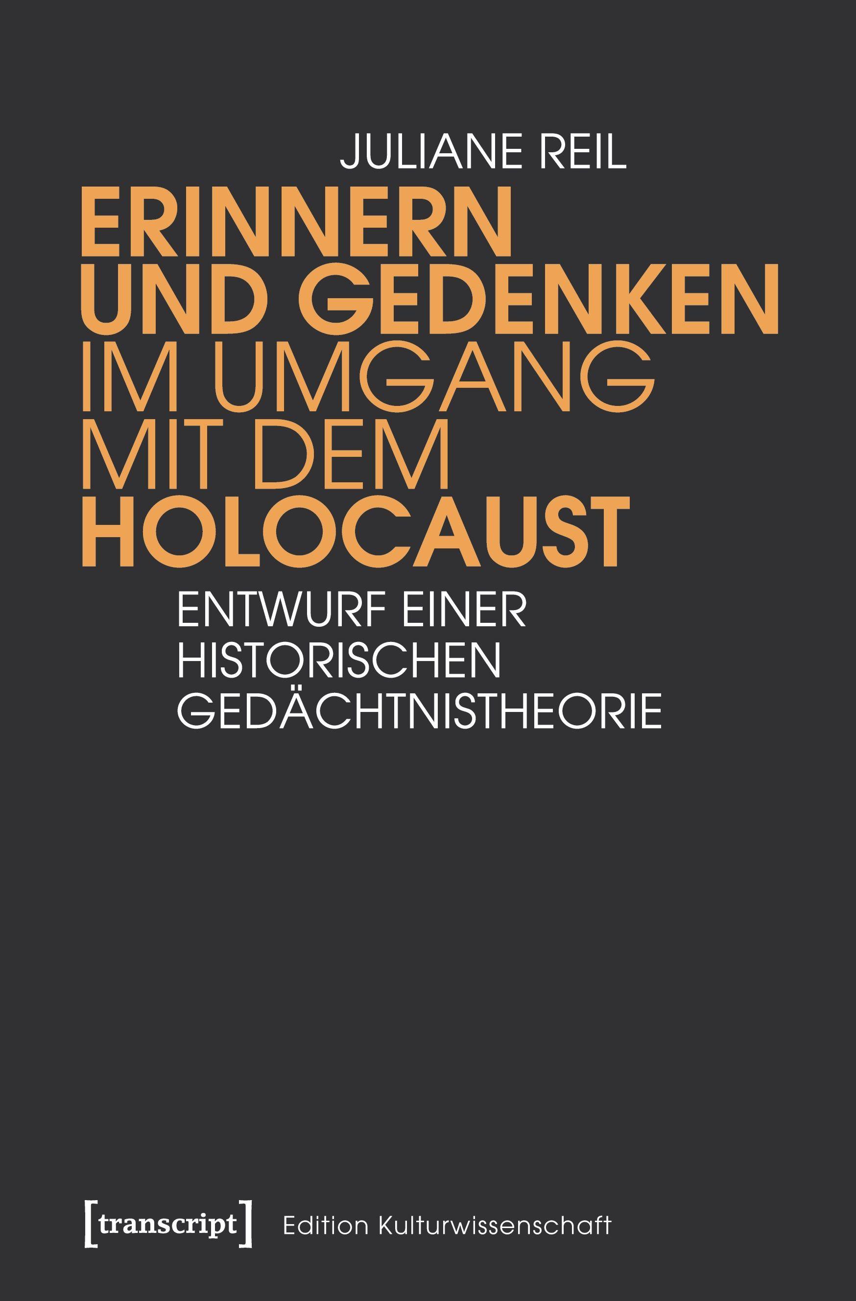 Vorderes Coverbild Erinnern und Gedenken im Umgang mit dem Holocaust