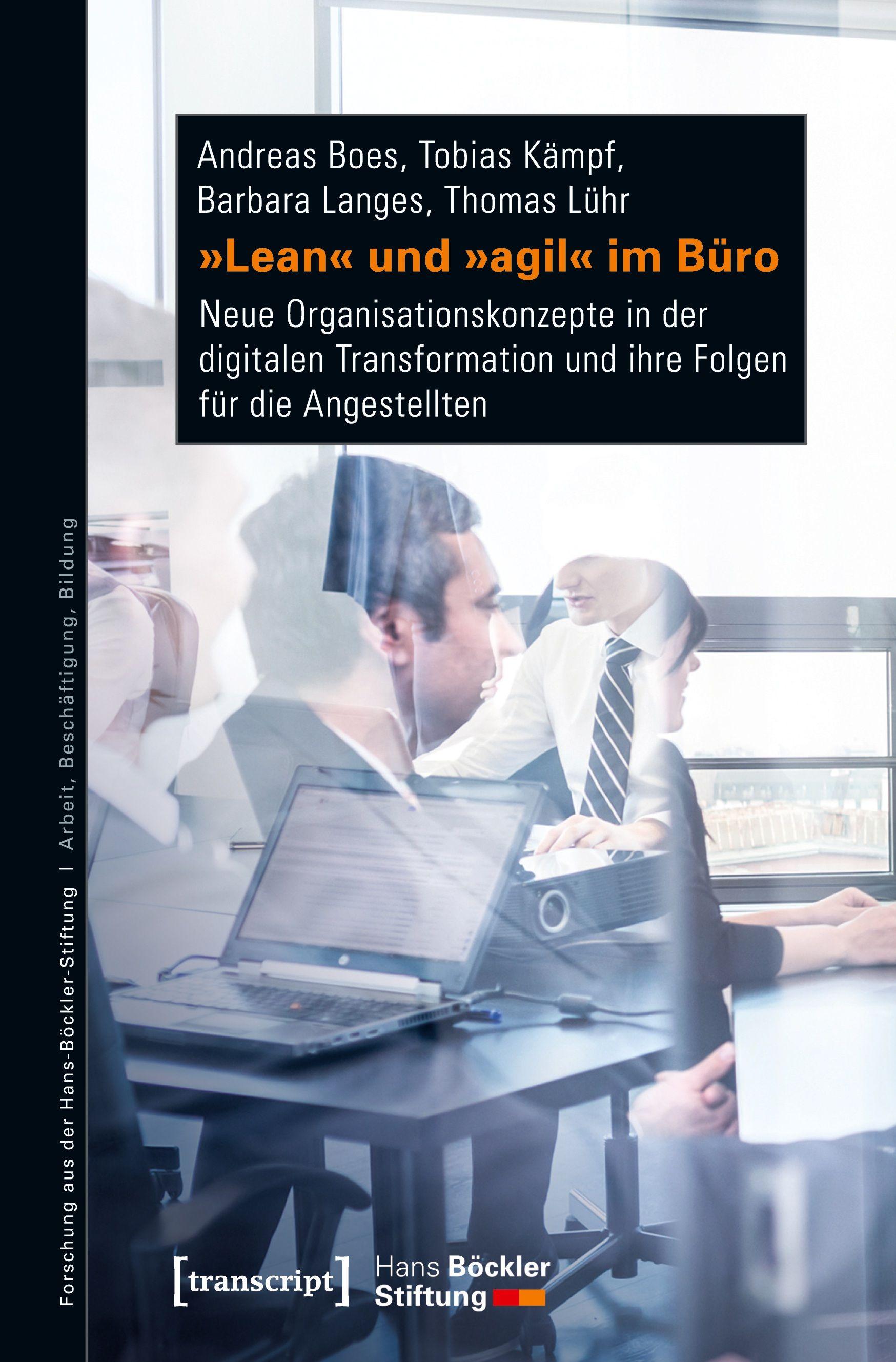 Vorderes Coverbild 'Lean' und 'agil' im Büro