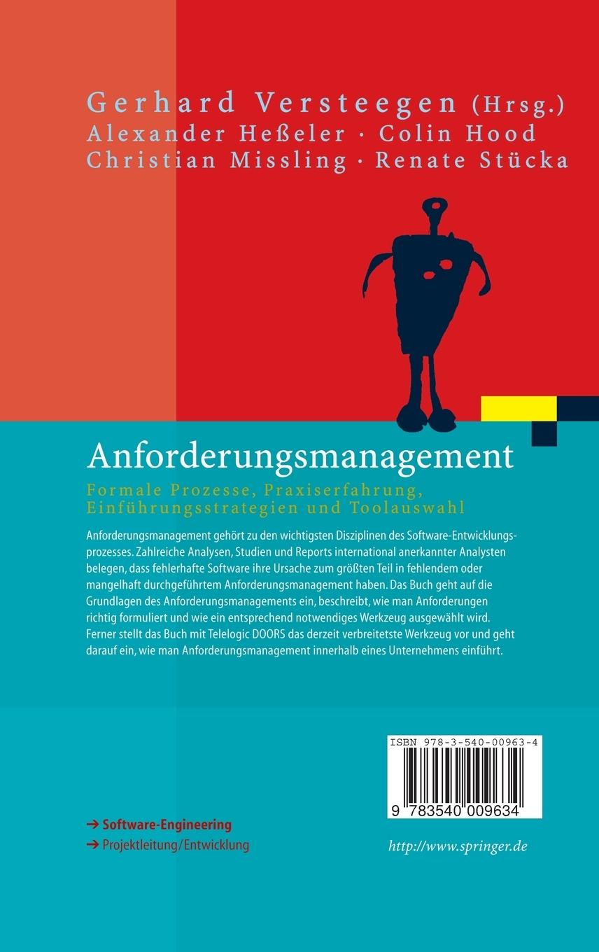 Rückseitencover Anforderungsmanagement