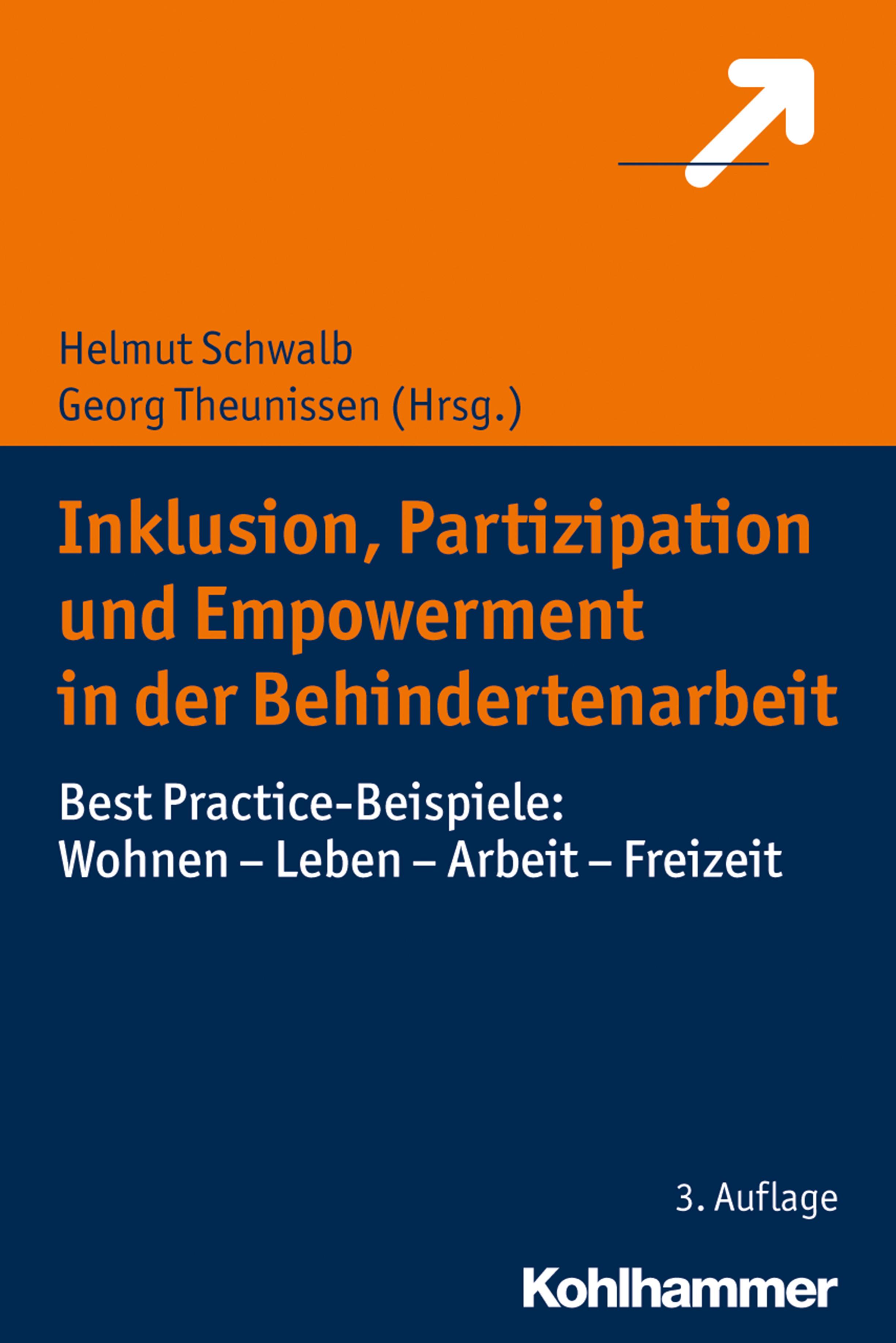 Vorderes Coverbild Inklusion, Partizipation und Empowerment in der Behindertenarbeit