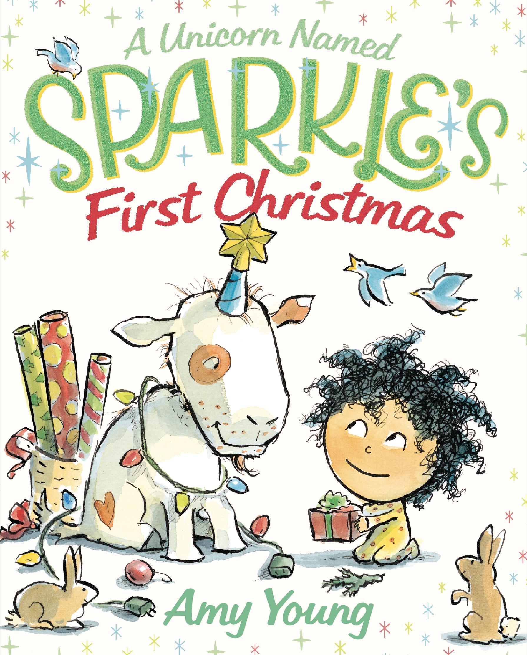 Vorderes Coverbild A Unicorn Named Sparkle's First Christmas