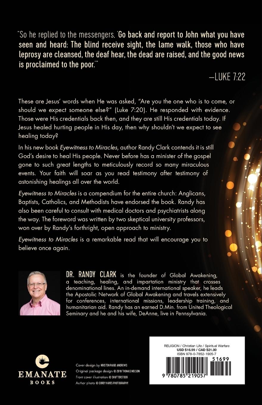 Rückseitencover The Eyewitness to Miracles