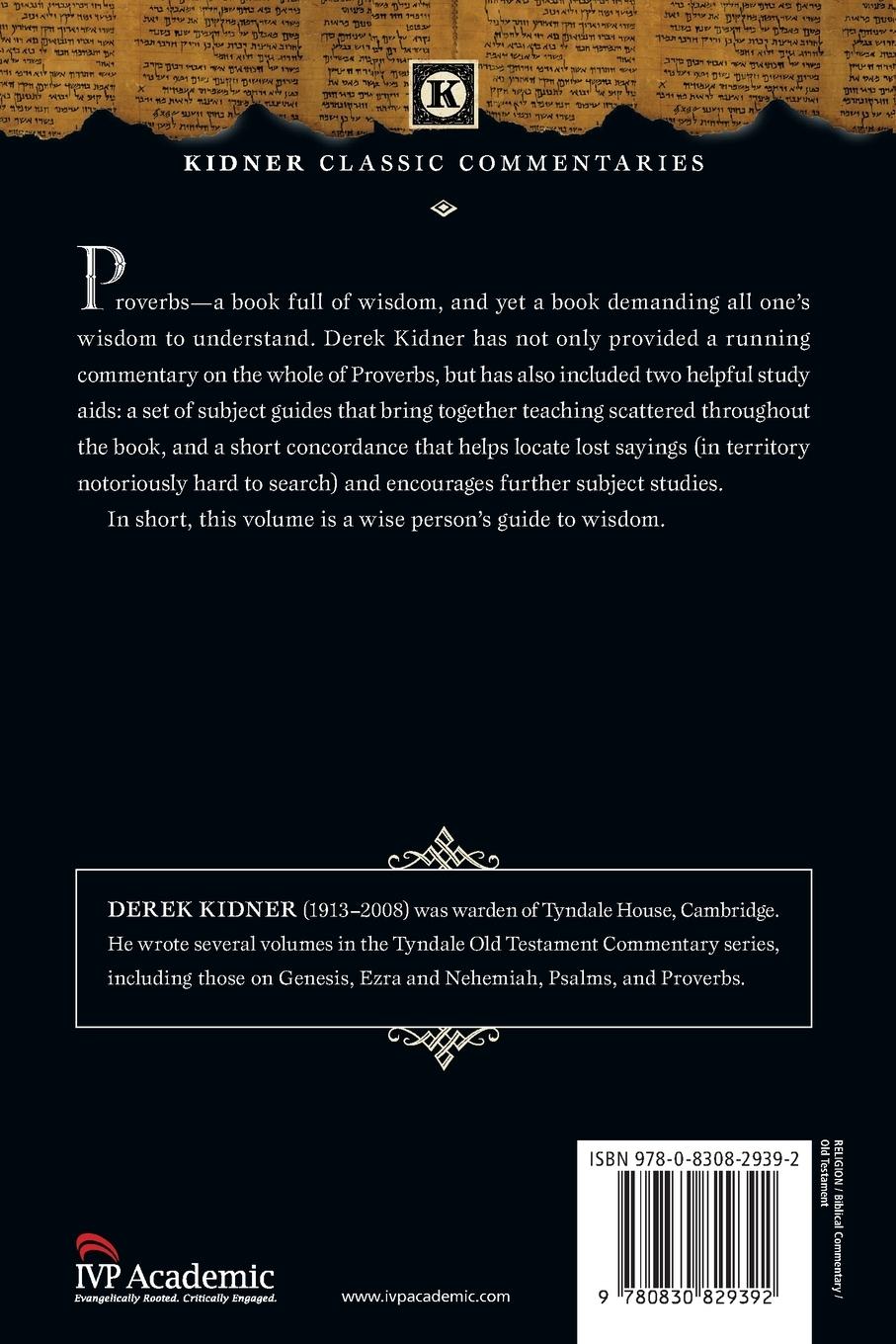 Rückseitencover Proverbs