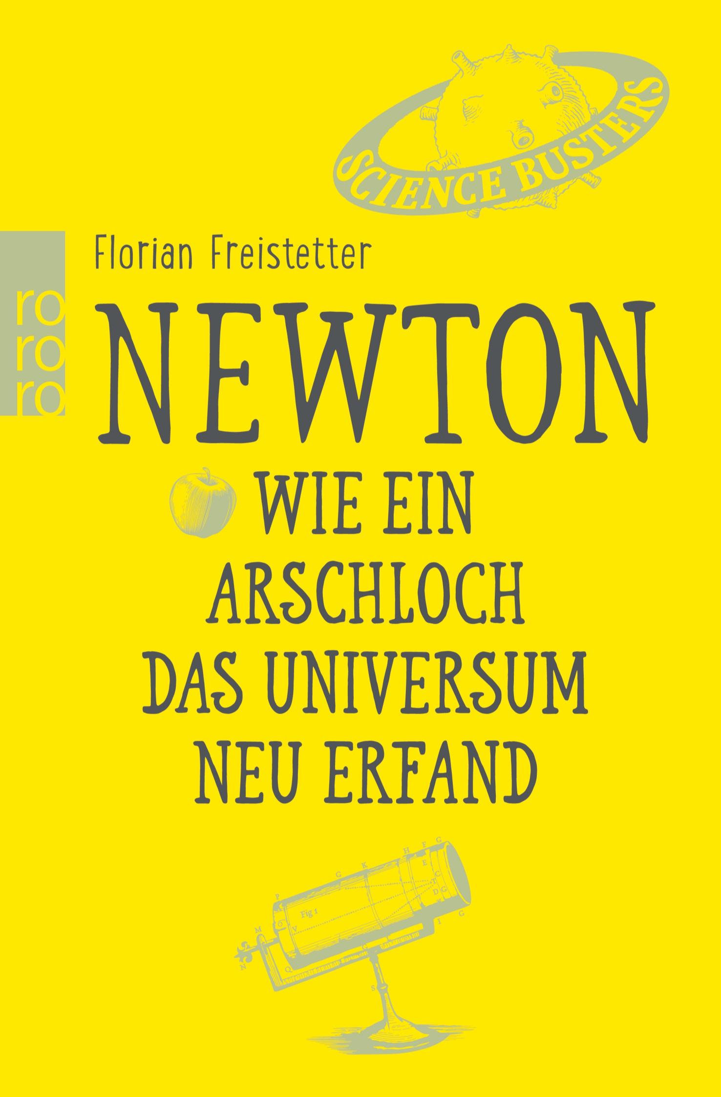 Vorderes Coverbild Newton. Wie ein Arschloch das Universum neu erfand