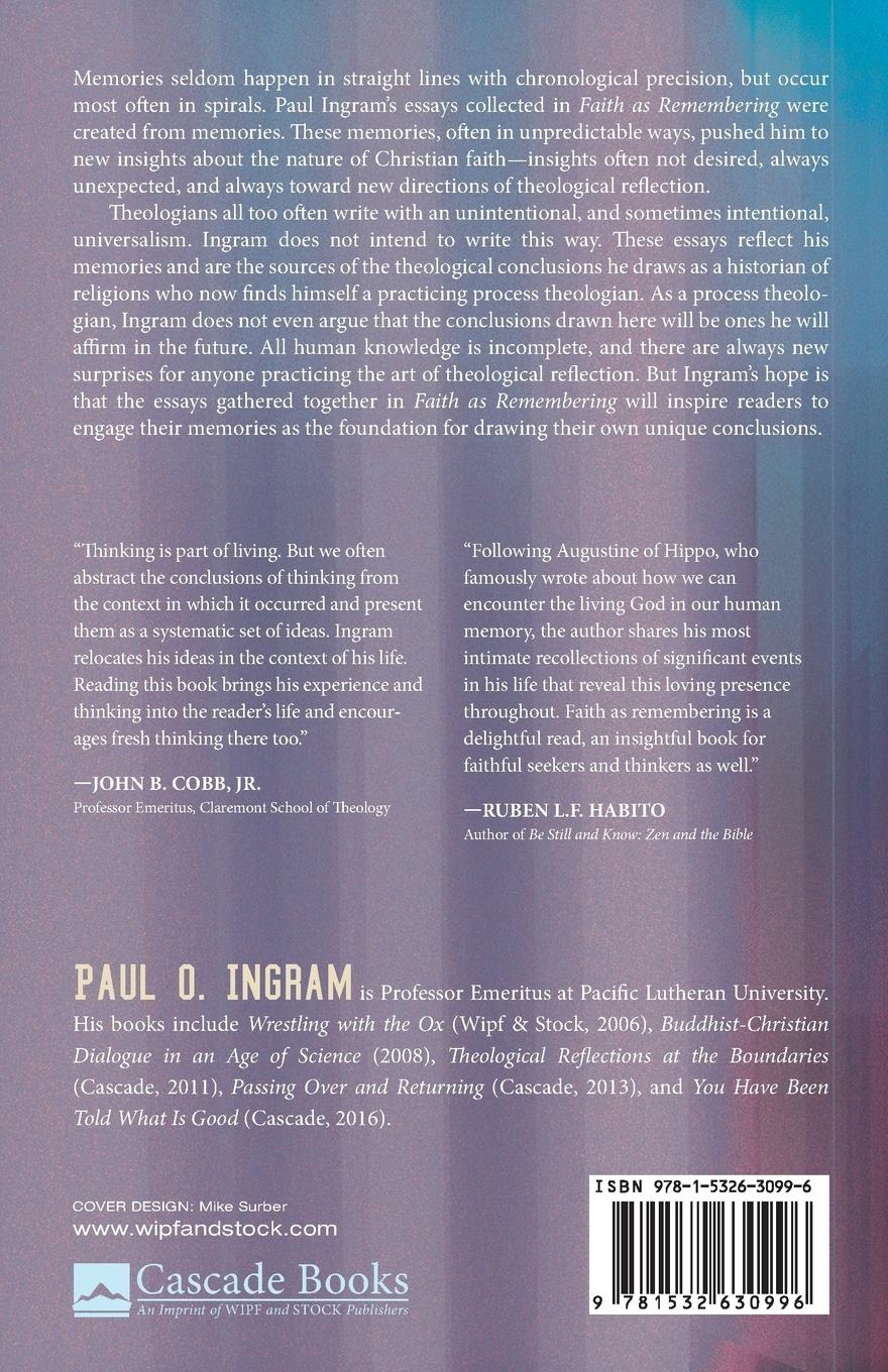 Rückseitencover Faith as Remembering