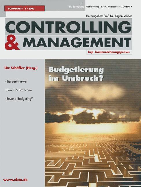 Vorderes Coverbild Budgetierung im Umbruch ?
