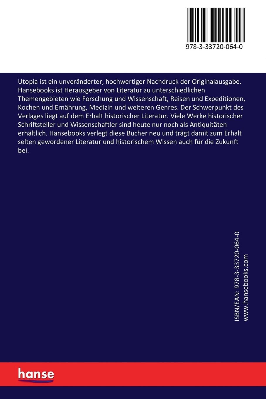 Rückseitencover Utopia