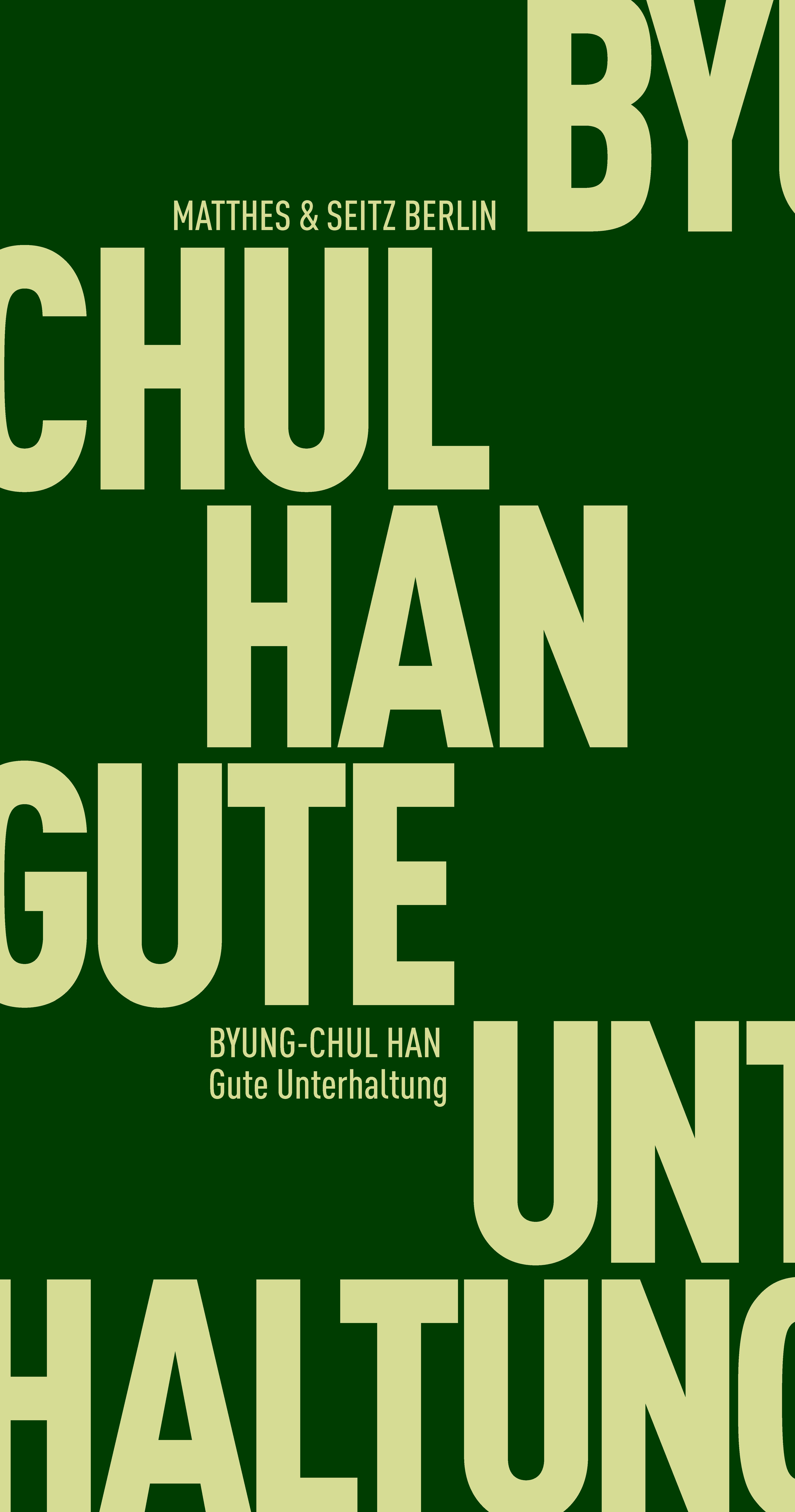 Vorderes Coverbild Gute Unterhaltung
