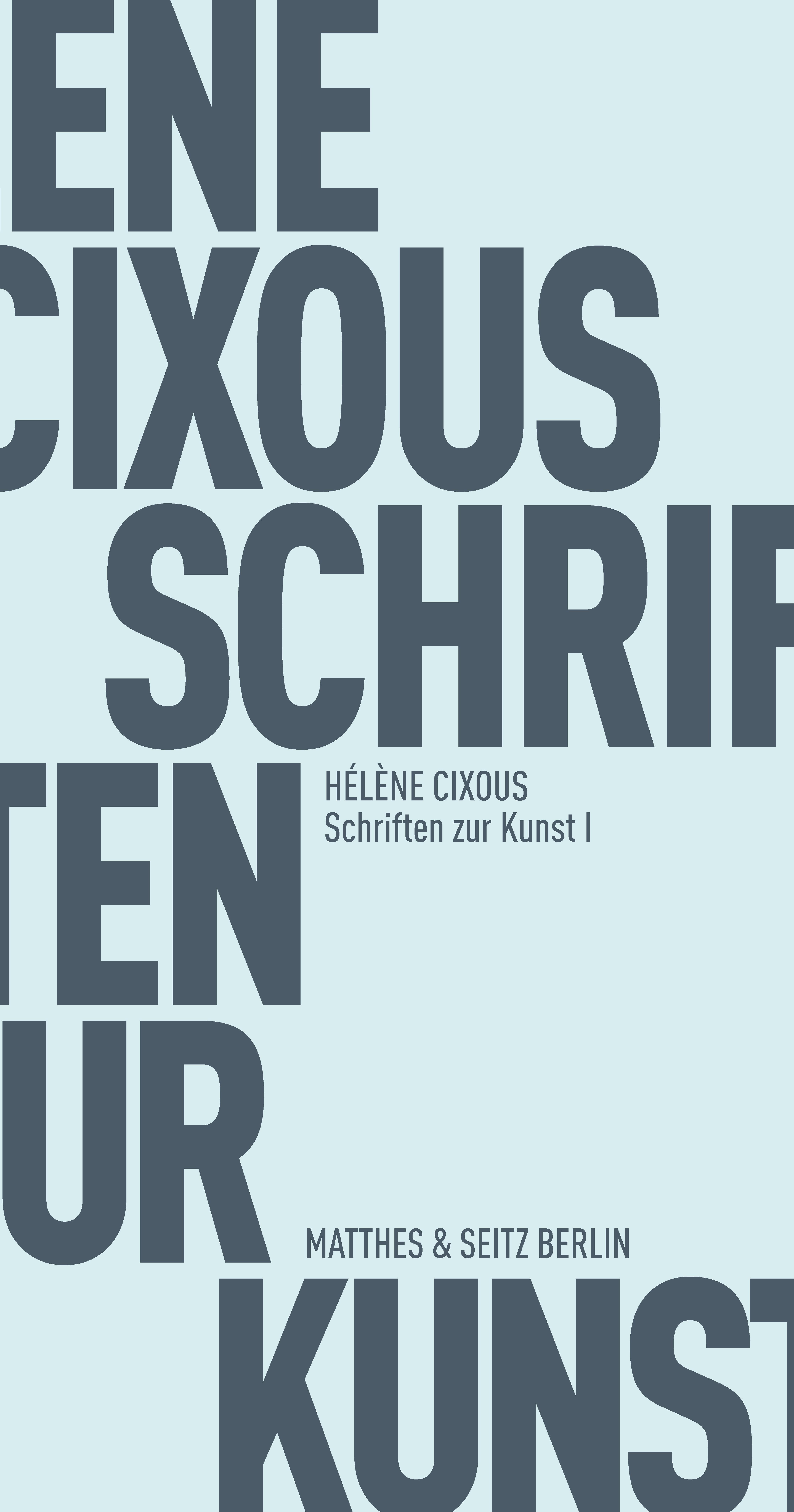 Vorderes Coverbild Schriften zur Kunst I