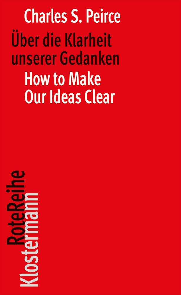 Vorderes Coverbild Über die Klarheit unserer Gedanken / How to Make Our Ideas Clear