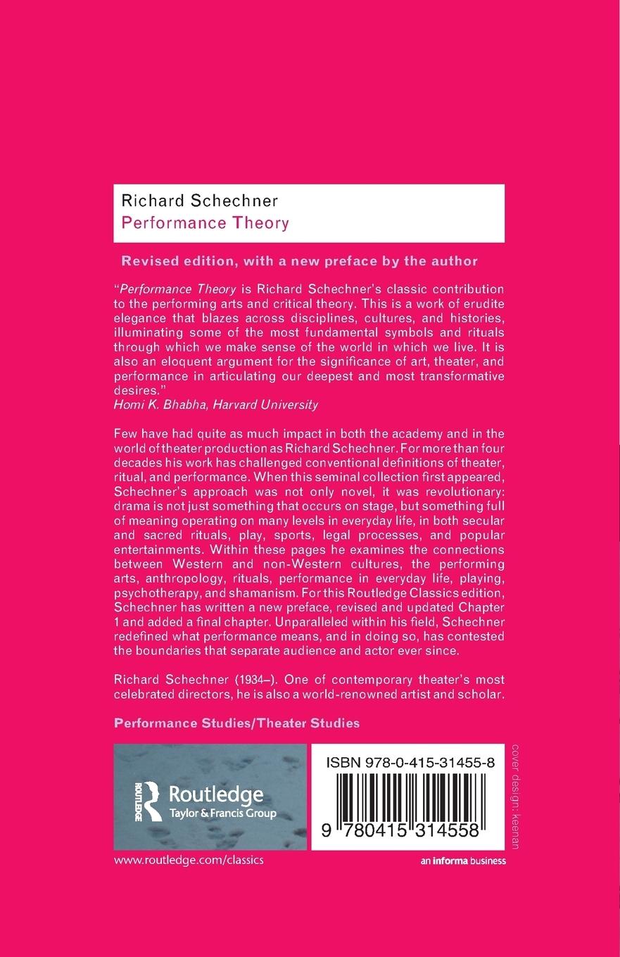 Rückseitencover Performance Theory