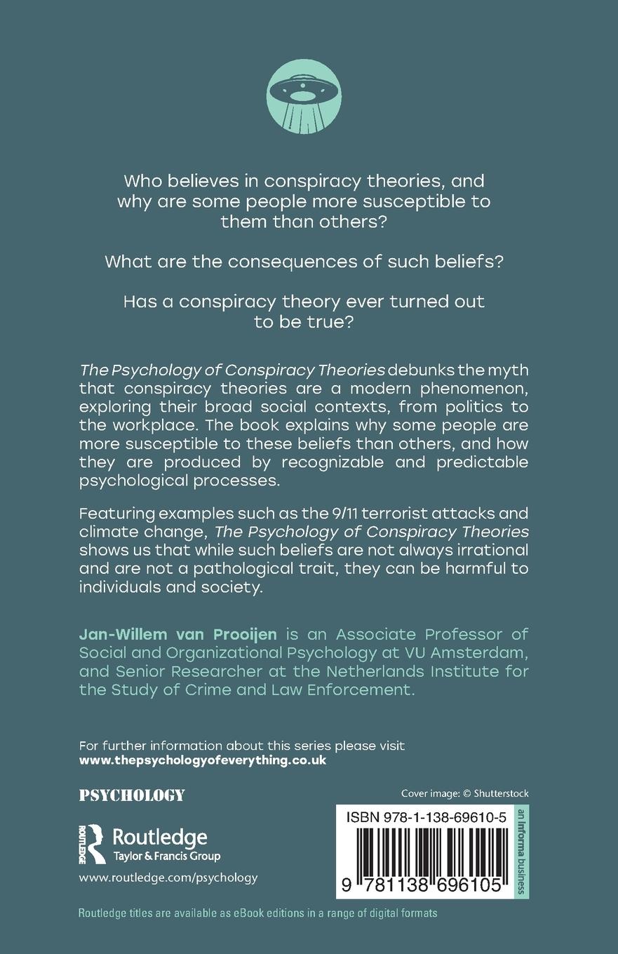 Rückseitencover The Psychology of Conspiracy Theories