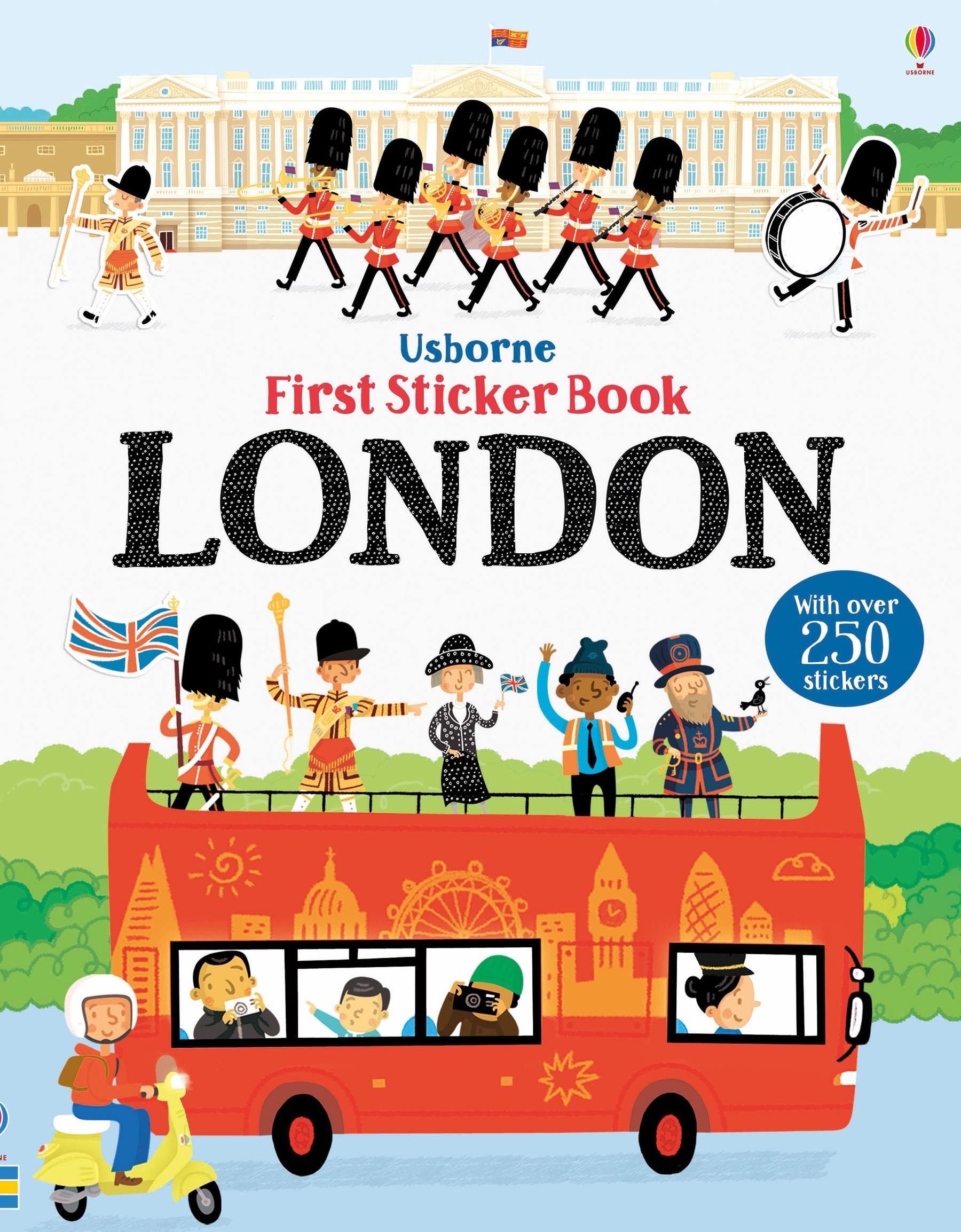 Vorderes Coverbild First Sticker Book London