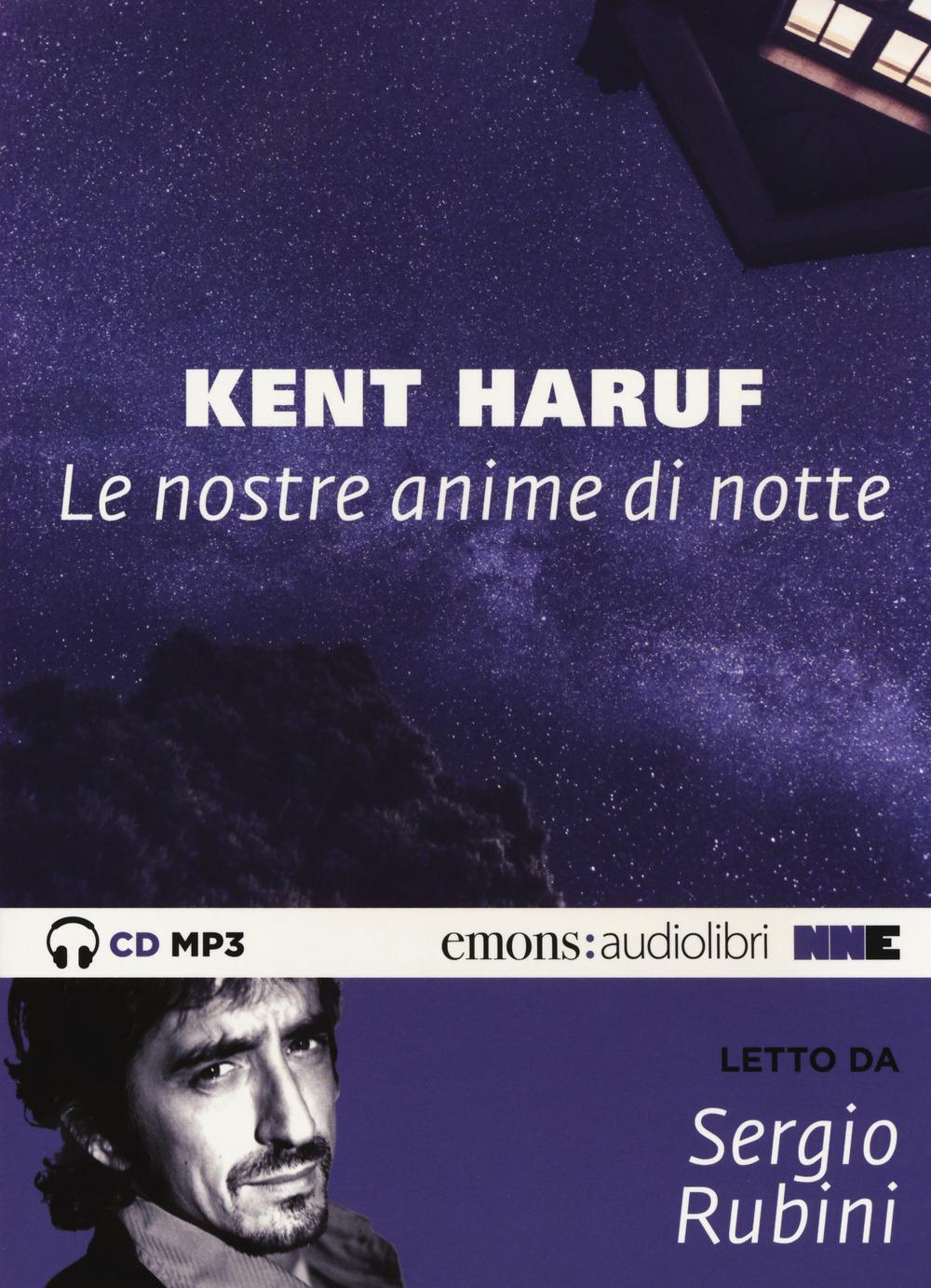 Vorderes Coverbild Le nostre anime di notte letto da Sergio Rubini. Audiolibro. CD Audio formato MP3
