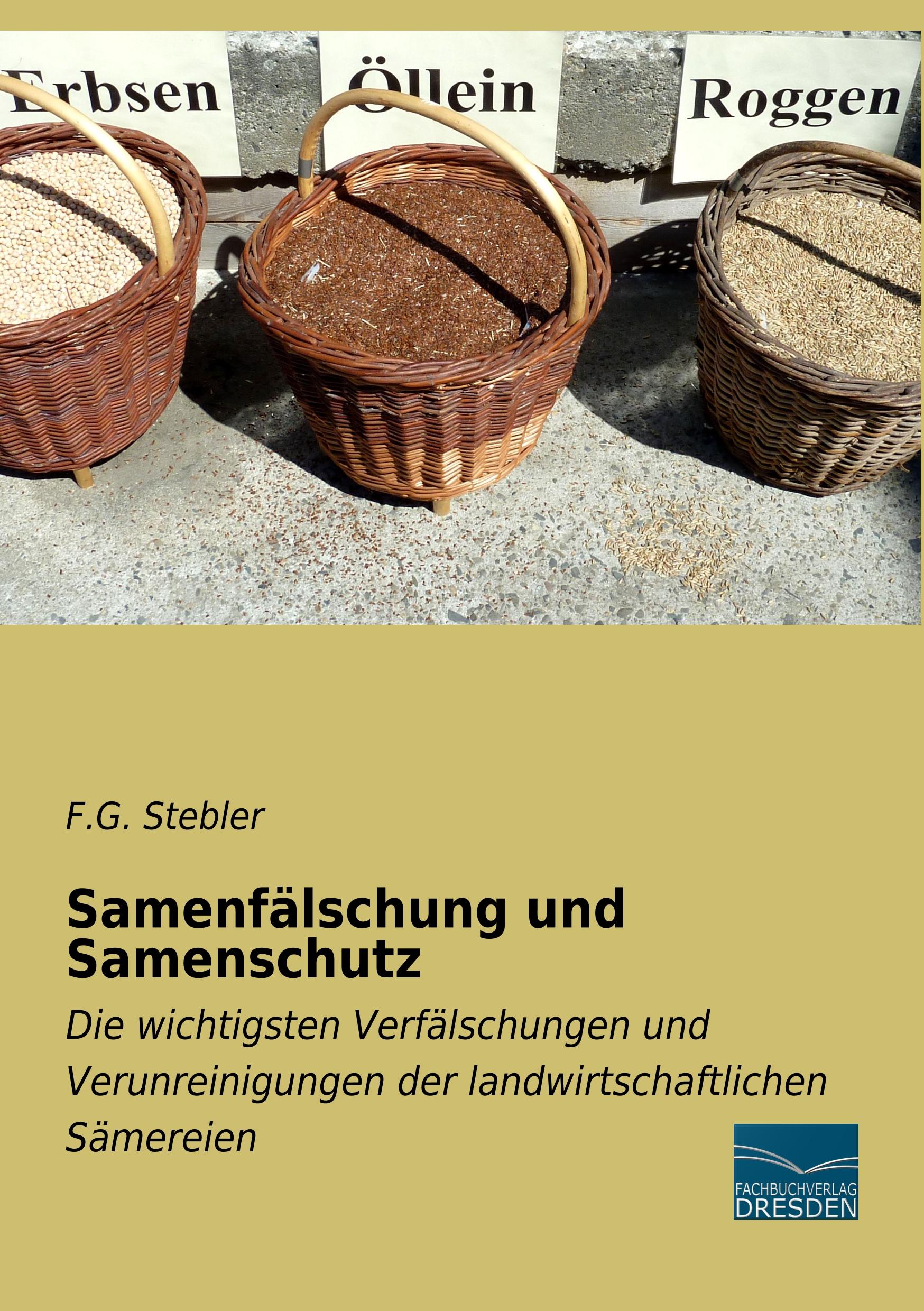 Vorderes Coverbild Samenfälschung und Samenschutz