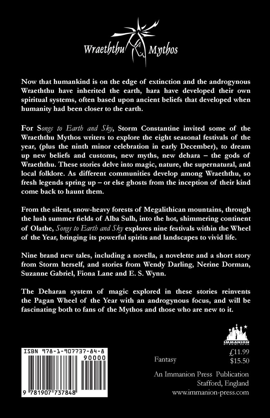 Rückseitencover Songs to Earth and Sky