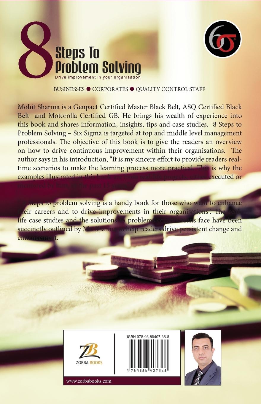 Rückseitencover 8 Steps to Problem Solving - Six Sigma