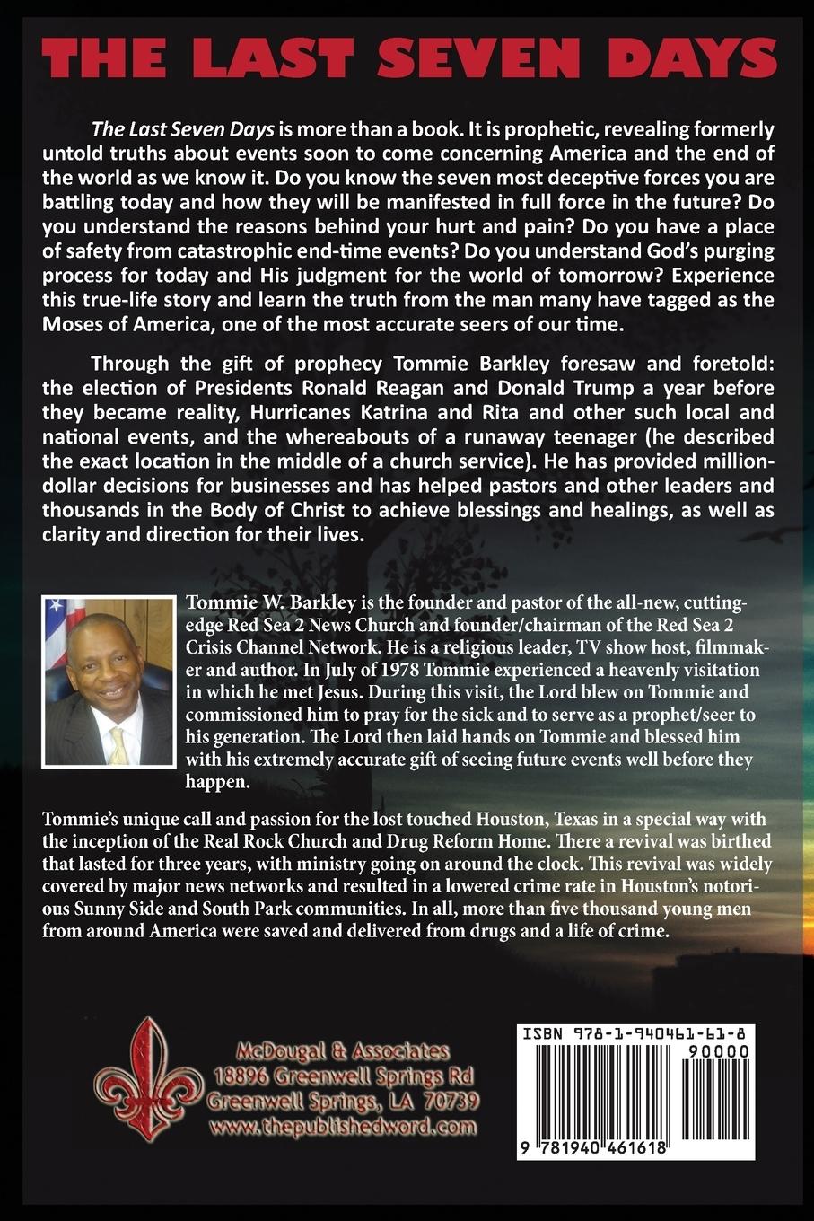 Rückseitencover The Last Seven Days