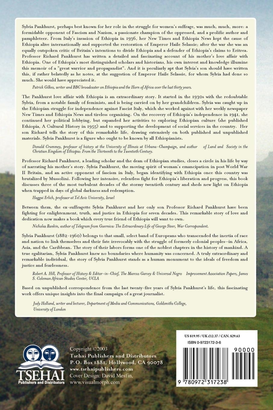 Rückseitencover Sylvia Pankhurst