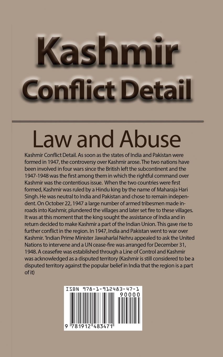 Rückseitencover Kashmir Conflict Detail