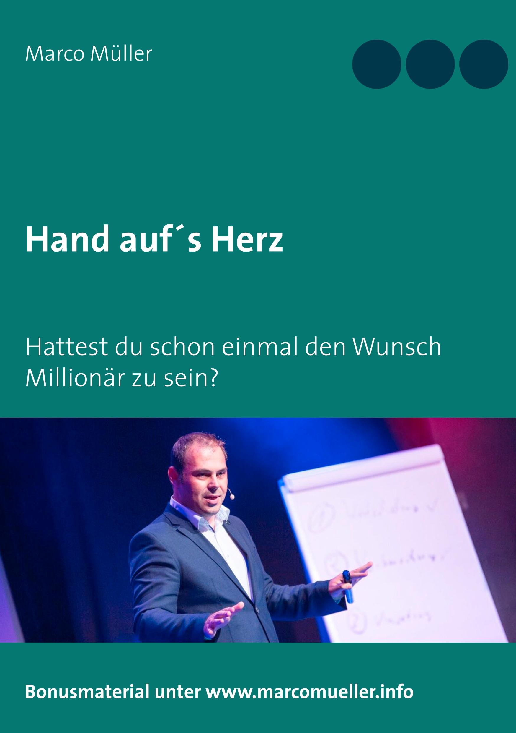 Vorderes Coverbild Hand auf's Herz